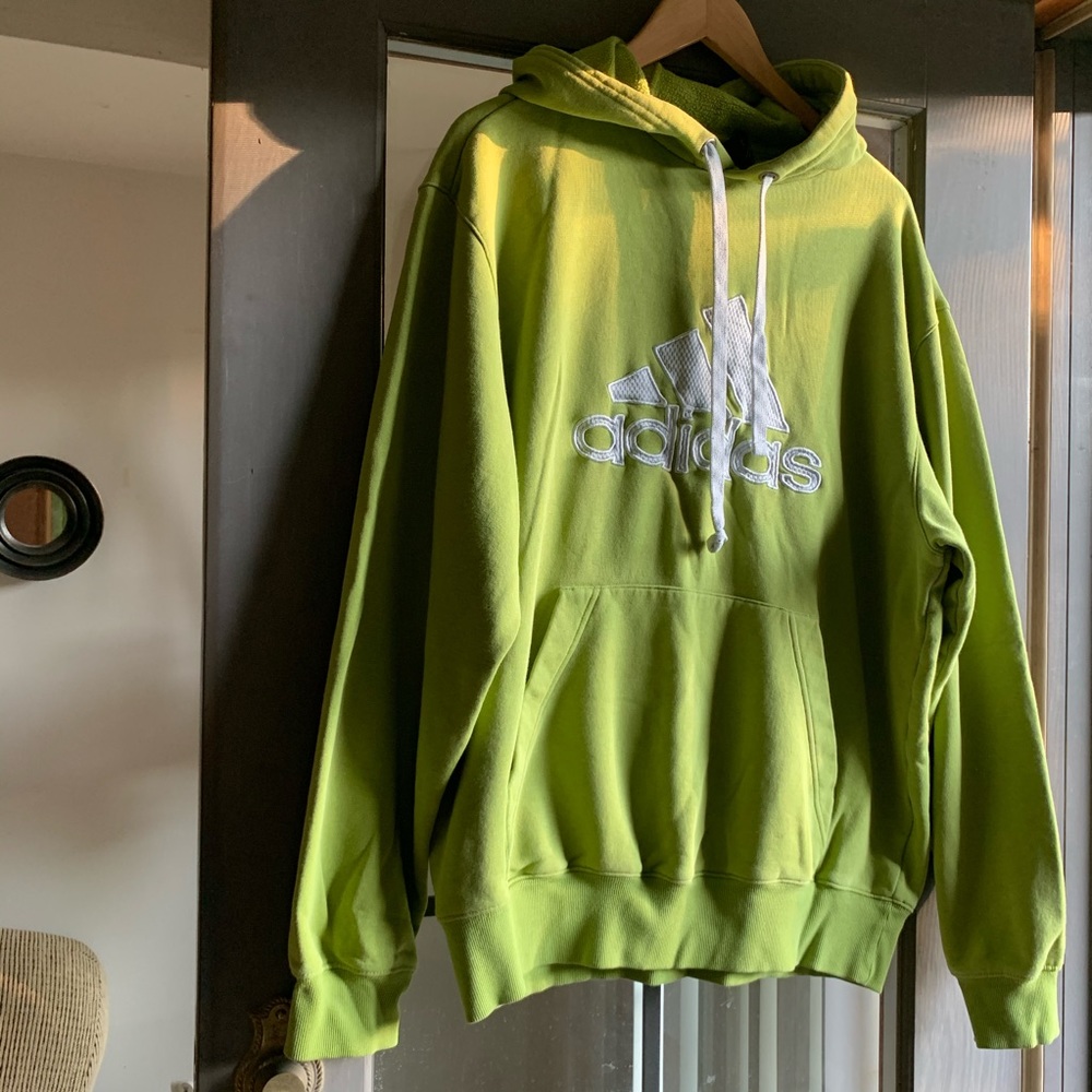 adidas lime green hoodie